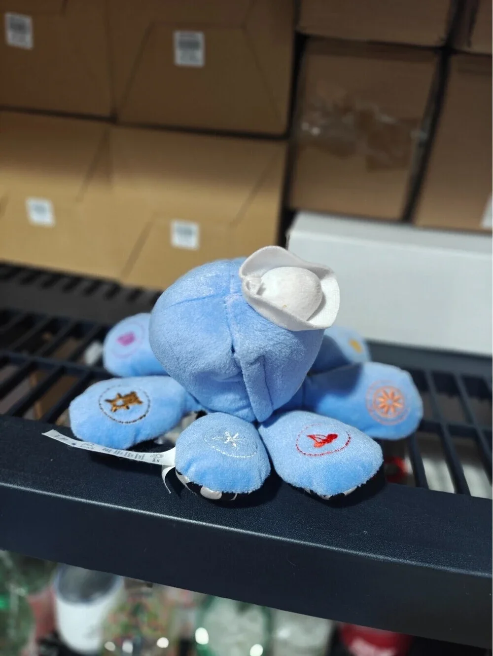 Baby Einstein Octopus plush learning toy musical Opus English French Spanish EUC